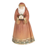 Clayre & Eef | Kerstdecoratie Kerstman Rood Bruin 17x13x27 cm | 6PR5543 Clayre & Eef | Kerstdecoratie Kerstman Rood Bruin 17x13x27 cm | 6PR5543