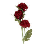 Clayre & Eef   | Decoratie tak met bloemen Rood Groen 10x8x64 cm | 6PL0397R
