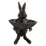 Clayre & Eef   | Vogelbad Bruin 16x13x17 cm | 6Y5740