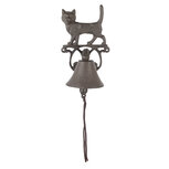 Clayre & Eef | Ouderwetse Deurbel Gietijzer Bruin 14x14x24 cm | 6Y5757 Clayre & Eef | Ouderwetse Deurbel Gietijzer Bruin 14x14x24 cm | 6Y5757