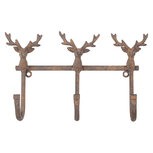 Clayre & Eef | Wandkapstok Bruin 27x5x15 cm | 6Y5948 Clayre & Eef | Wandkapstok Bruin 27x5x15 cm | 6Y5948
