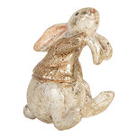Clayre & Eef | Decoratie Konijn Beige Bruin 6x5x7 cm | 6PR5485 Clayre & Eef | Decoratie Konijn Beige Bruin 6x5x7 cm | 6PR5485