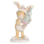 Clayre & Eef | Decoratie Konijn Bruin Wit 5x5x10 cm | 6PR5886 Clayre & Eef | Decoratie Konijn Bruin Wit 5x5x10 cm | 6PR5886