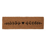 Clayre & Eef | Deurmat Binnen Bruin Zwart 75x22x2 cm | MC277 Clayre & Eef | Deurmat Binnen Bruin Zwart 75x22x2 cm | MC277
