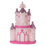 Clayre & Eef | Nachtlampje kasteel LED Roze Paars 23x16x35 cm | 6LMP803 Clayre & Eef | Nachtlampje kasteel LED Roze Paars 23x16x35 cm | 6LMP803