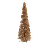 Clayre & Eef   | Decoratie Kerstboom Beige Goudkleurig ø 20x50 cm | 66320BE