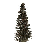 Clayre & Eef   | Decoratie Kerstboom Groen Goudkleurig ø 14x25 cm | 66318GR