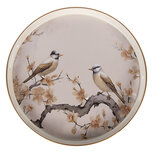 Clayre & Eef   | Decoratief Dienblad Beige Bruin ø 46x4 cm | 66402