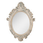 Clayre & Eef   | Wandspiegel Beige Grijs 46x3x64 cm | 52S332