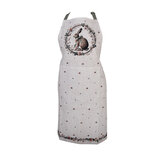 Clayre & Eef   | Keukenschort Beige Bruin 70x85 cm | NLE41