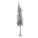 Clayre & Eef   | Kunstkerstboom Groen Wit ø 15x80 cm | 50833