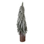 Clayre & Eef   | Kunstkerstboom Groen Wit ø 18x57 cm | 50837