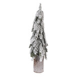 Clayre & Eef   | Kunstkerstboom Groen Wit ø 18x57 cm | 50838