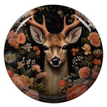 Clayre & Eef   | Decoratie Schaal Zwart Bruin ø 28x3 cm | 66414