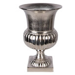 Clayre & Eef   | Decoratie Vaas Zilverkleurig ø 20x29 cm | 6AL0078