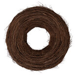 Clayre & Eef   | Decoratie Krans Bruin ø 60x18 cm | 5RO0103L