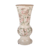 Clayre & Eef   | Vaas Beige Groen ø 15x32 cm | 6CE2412M