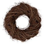 Clayre & Eef   | Decoratie Krans Bruin ø 40x11 cm | 6RO0601M