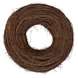 Clayre & Eef   | Decoratie Krans Bruin ø 50x14 cm | 6RO0608L