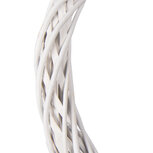 Clayre & Eef   | Decoratie Krans Wit ø 40x4 cm | 6RO0603LW