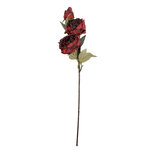 Clayre & Eef   | Decoratie tak met bloemen Rood Groen 16x16x72 cm | 5PL0242R