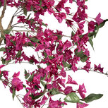 Clayre & Eef   | Decoratie Bougainvillea boom Roze Groen 125x125x210 cm | 5PL0221