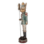 Clayre & Eef   | Decoratie Konijn Bruin Groen 29x25x100 cm | 5PR0195