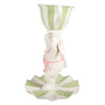 Clayre & Eef   | Decoratie Konijn Wit Groen ø 15x24 cm | 6PR5969