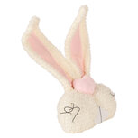 Clayre & Eef   | Kussen Konijn Beige Roze 18x10x35 cm | TW0636