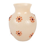 Clayre & Eef   | Vazen Glas Oranje ø 13x16 cm | 6GL5507