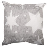 Clayre & Eef   | Kussenhoes Grijs Wit 45x45 cm | KT021.451