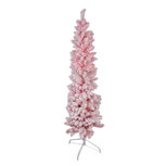 Clayre & Eef   | Kunstkerstboom Roze Wit 30x30x120 cm | 50899S
