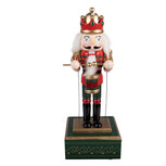 Clayre & Eef   | Decoratie notenkraker Groen Rood 12x9x30 cm | 6H2467