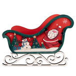 Clayre & Eef   | Decoratie Slee Rood Groen 24x20x32 cm | 6H2491