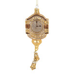 Clayre & Eef   | Kersthanger Goudkleurig Zilverkleurig 6x4x15 cm | 6GL5415