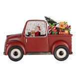 Clayre & Eef   | Muziekdoos Auto met LED Rood Groen 22x10x15 cm / 3xAA | 6PR6201